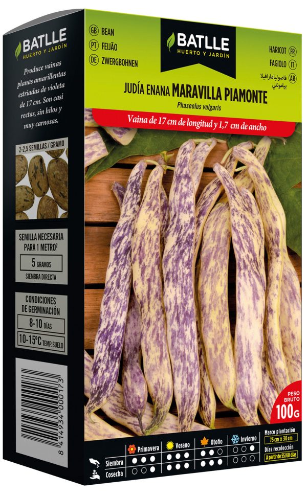 Semillas Judía Maravilla Piamonte