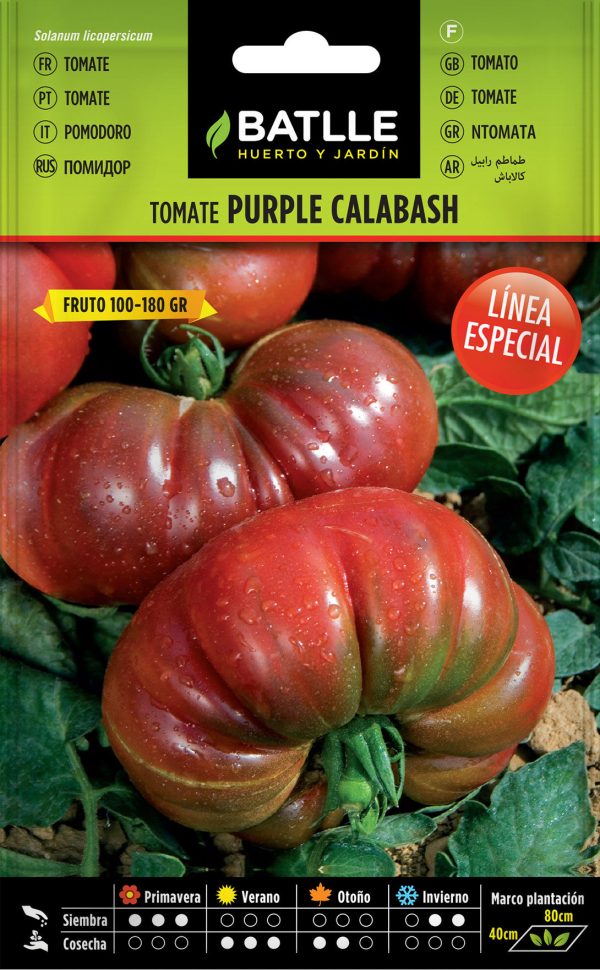 Semillas Tomate Purple Calabash Linea Especial