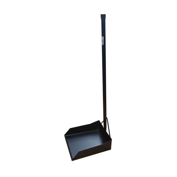 Recogedor Metal Negro Reforzado
